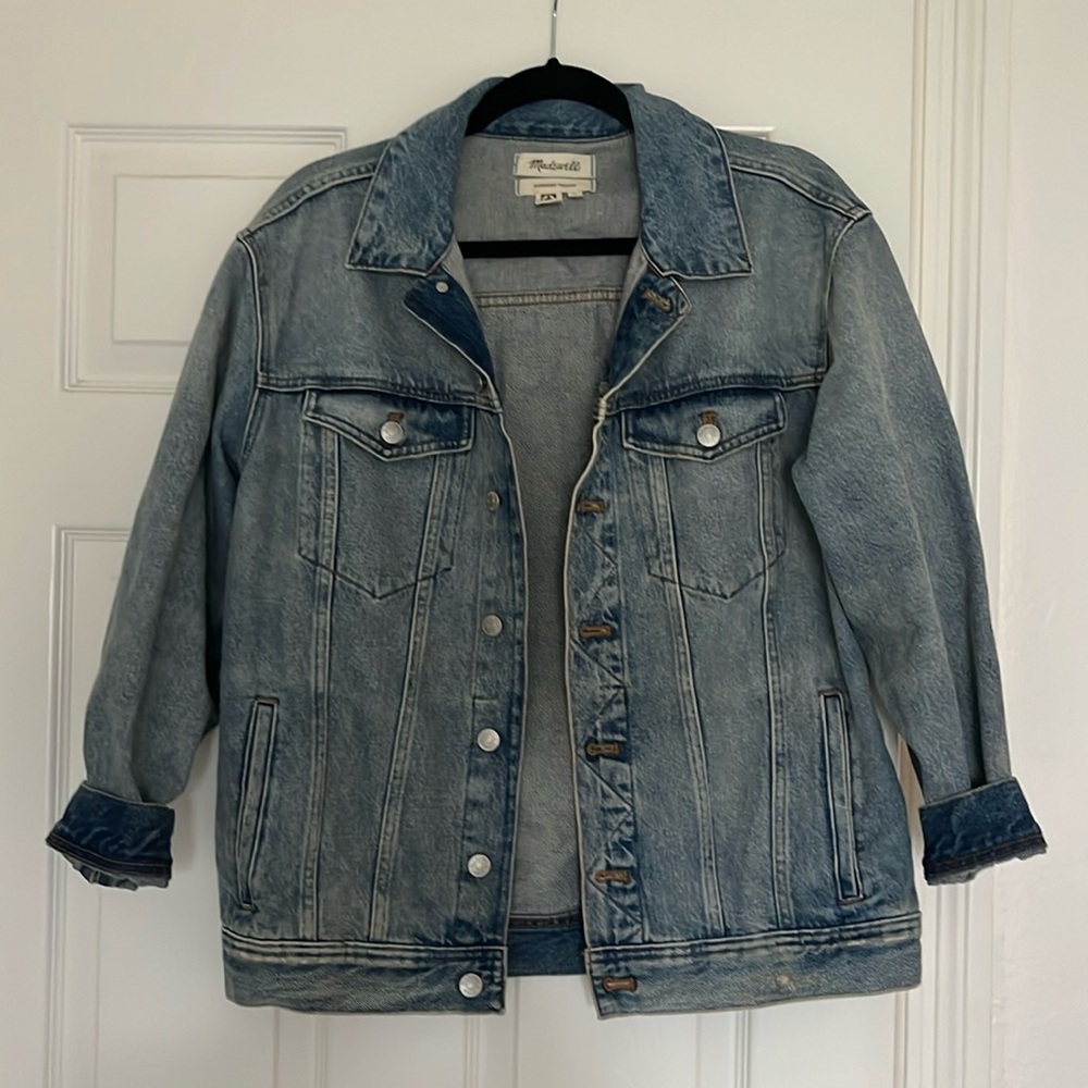 Madewell oversized denim jacket